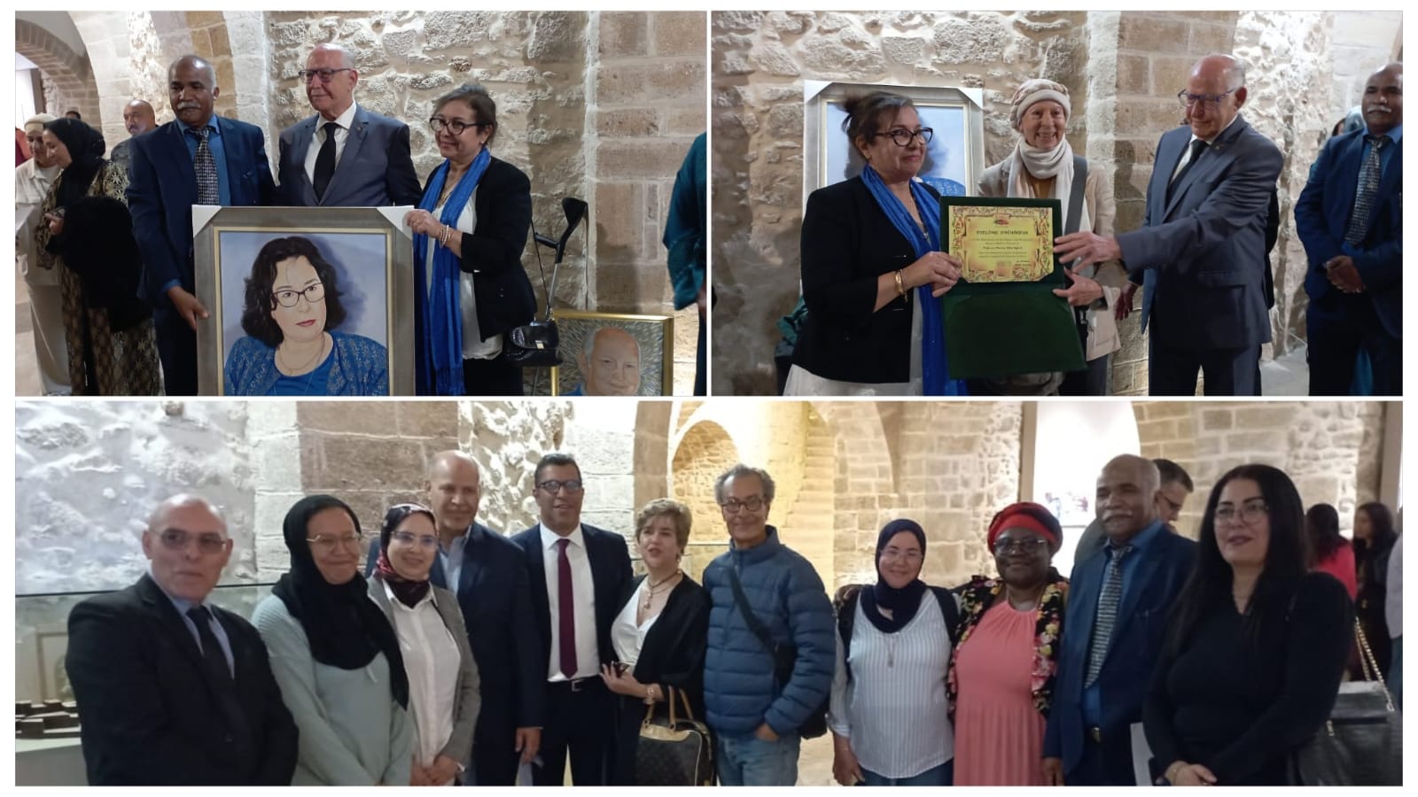 32 فنانًا من المغرب والعالم يُحيون المعرض الوطني الثالث لتيار “النزعة الخطوطية” من قلب باب برج مراكش بالصويرة