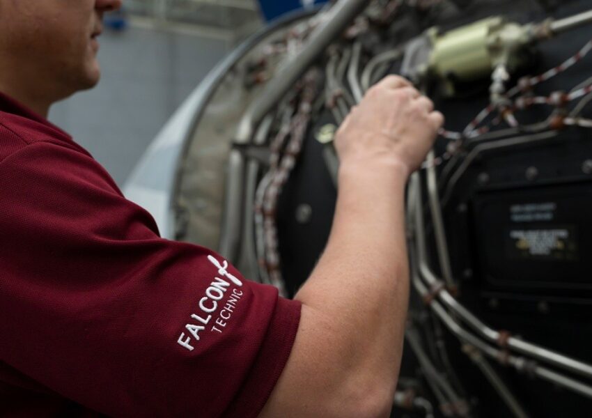 Falcon Technic ترحّب بتقديم خدماتها لأول عميل تابع لجهة خارجية: Bombardier Global 5000