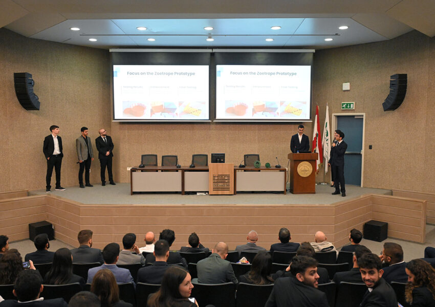 تعاون بين طلاب الهندسة في LAU وجامعة (Georgia Tech) الاميركية (تعاون بين طلاب العلوم في LAU وجامعة (Georgia Tech) الجامعة)
