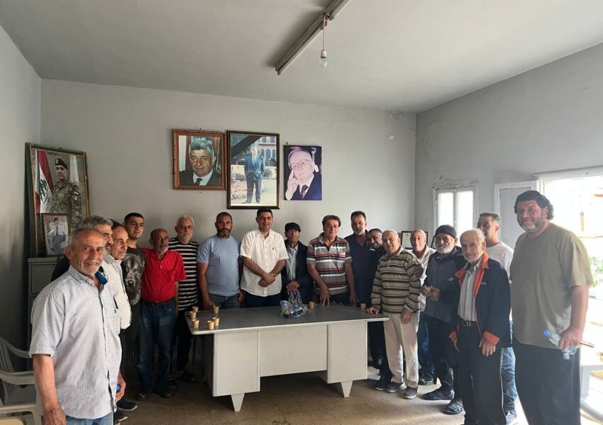 المختار نادر البيلاني يلتقي نقابة صيادي الأسماك في صيدا