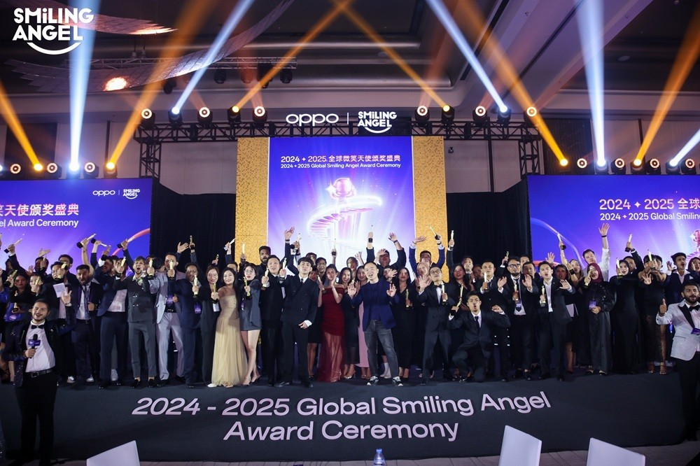 برنامج Smiling Angel من OPPO يكرّم الموظفين المتميزين في الخطوط الأمامية الذين يضفون لمسة إنسانية على تجربة التكنولوجيا