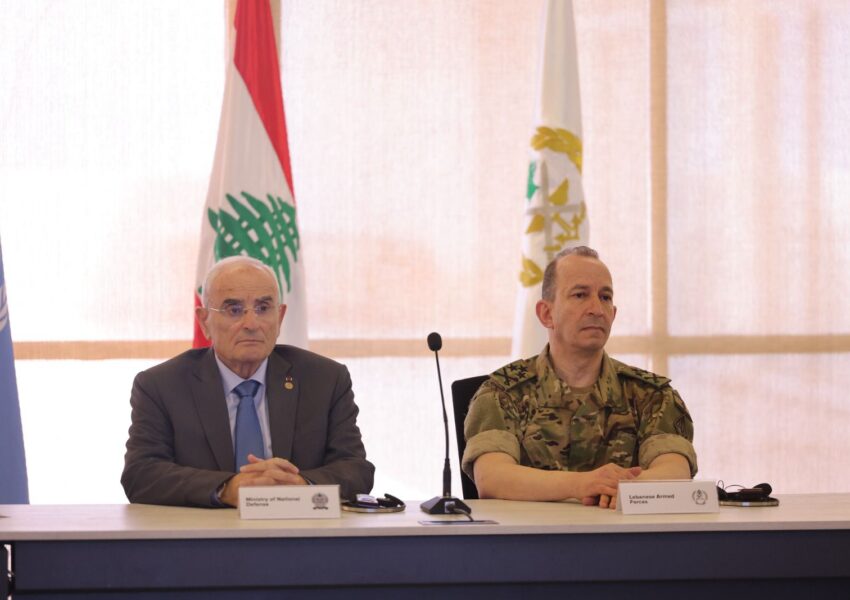 توقيع مذكرة تفاهم ثلاثية بين وزارة الدفاع الوطني، ومكتب المنسق الخاص للأمم المتحدة في لبنان، وبرنامج الأمم المتحدة الإنمائي حول تنسيق الدعم الدولي للجيش اللبناني