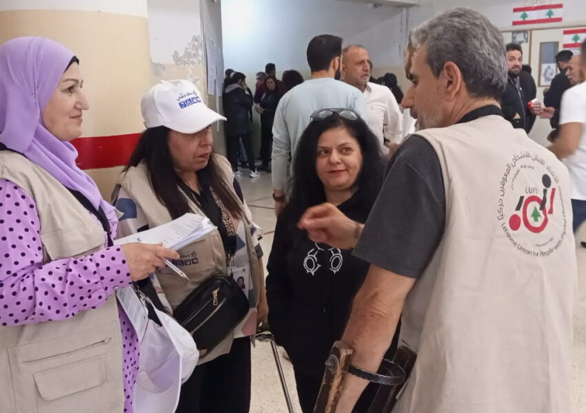 حملة حقي – اقتراع الناخبين المعوقين في جبل لبنان
