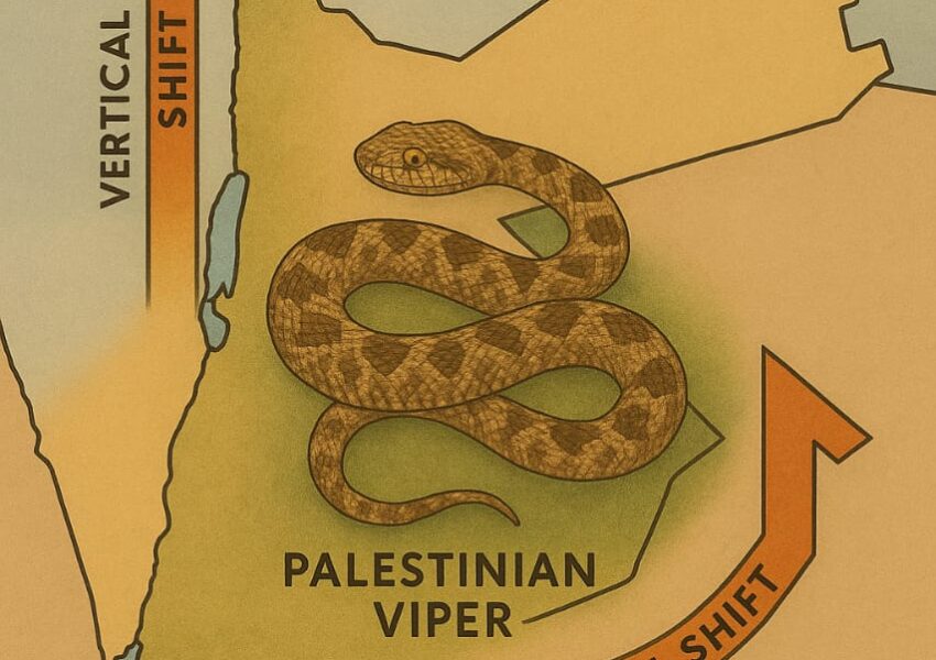 دَوَر التَغّير المُناخي في الانتشار العمودي والأفقي للزواحف والثعابين في الاردن وفي بلاد الشام.