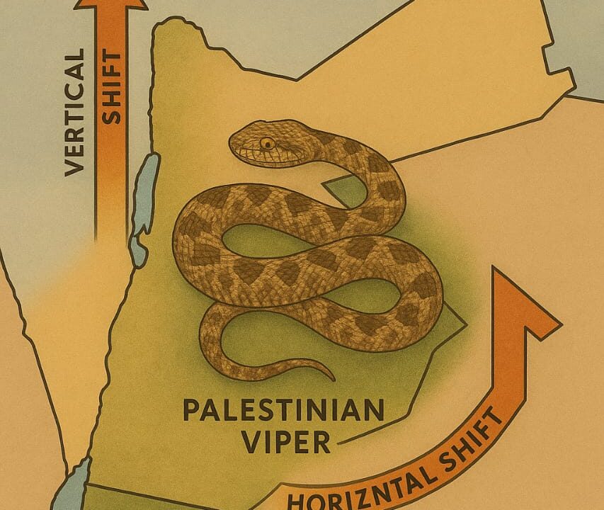 دَوَر التَغّير المُناخي في الانتشار العمودي والأفقي للزواحف والثعابين في الاردن وفي بلاد الشام.