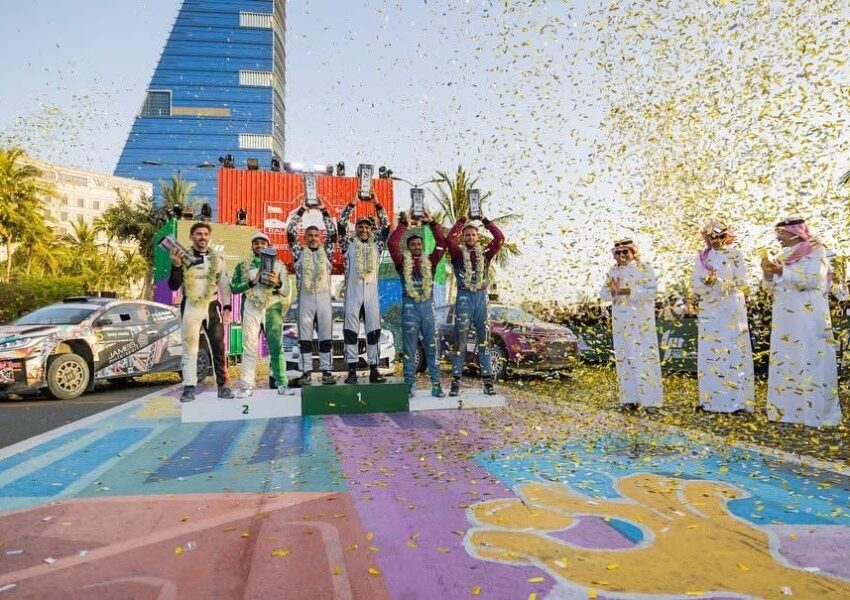 سيطرة العطية وكاريرا للفوز بـرالي السعودية  بدعم من جميل لرياضة المحركات في جدة