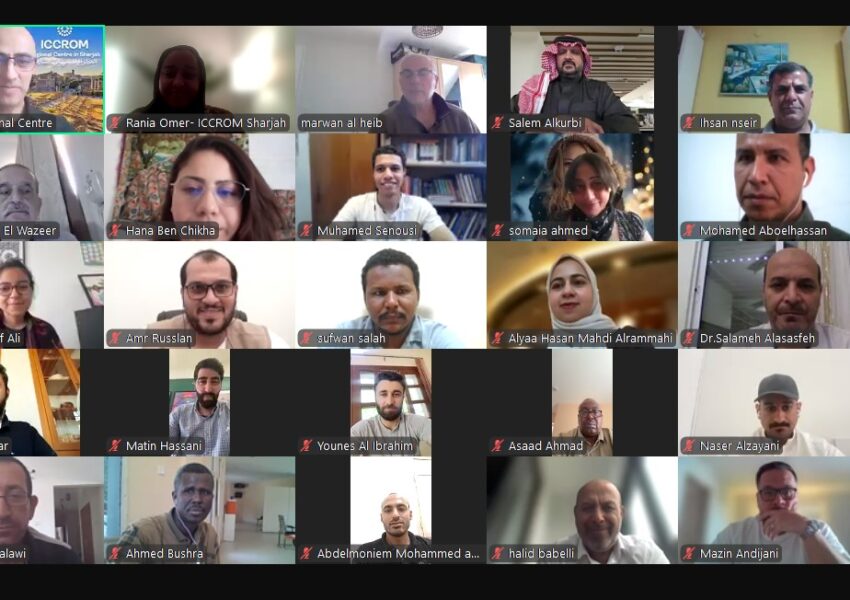 مركز إيكروم الإقليمي في الشارقة يطلق المرحلة الثانية من الدورة التدريبية حول الحفظ الإنشائي للمباني التراثية