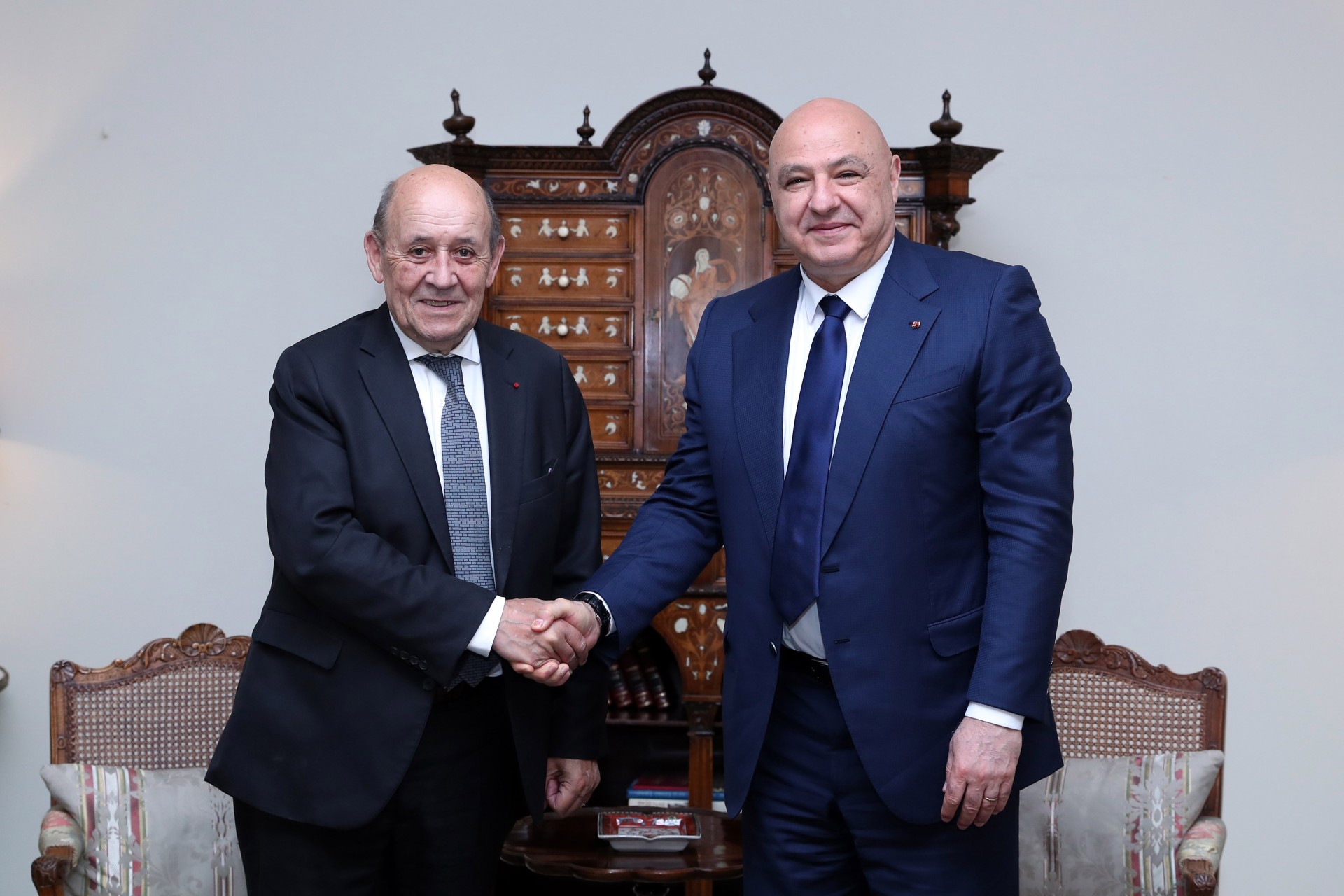 استقبل رئيس الجمهورية العماد جوزاف عون مساء اليوم الامس  في قصر بعبدا  المبعوث الخاص للرئيس الفرنسي الوزير السابق جان إيف لودريان