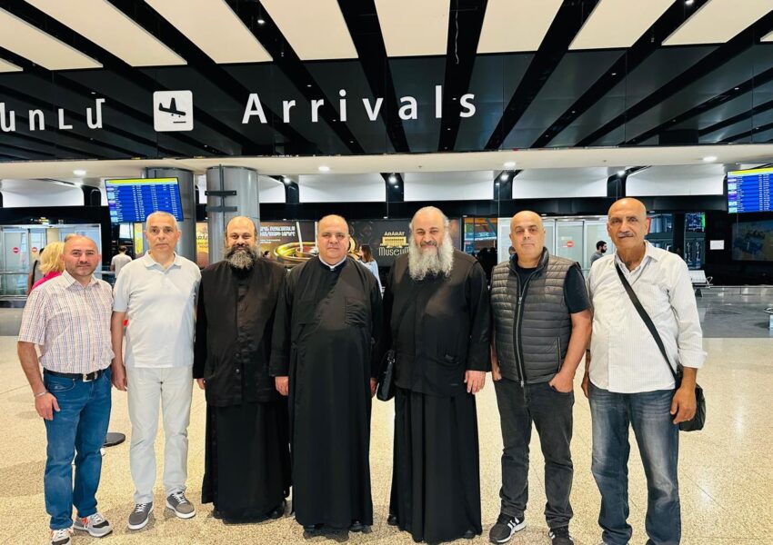 المطرانان ابراهيم والصوري وصلا الى ارمينيا برفقة نقولا ابو فيصل