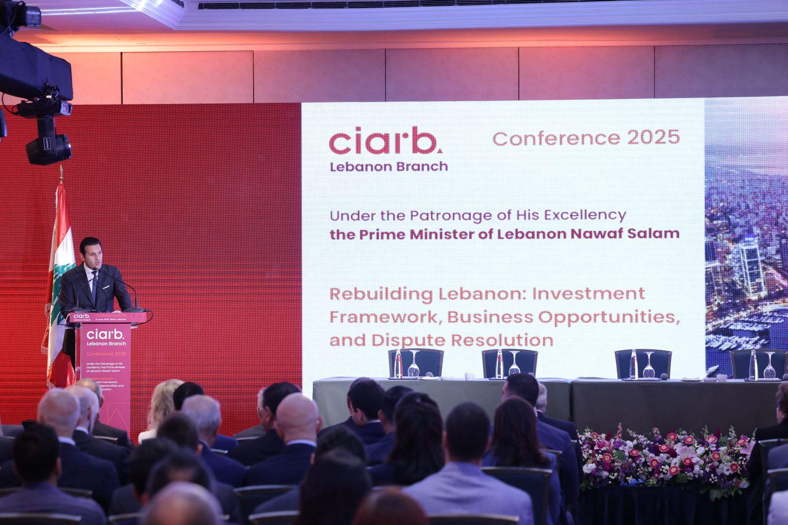 المعهد الملكي للمحكمين ciarb إفتتح مؤتمر إعادة بناء لبنان:أطر الاستثمار،آفآق الاعمال وحل النزاعات” في فينيسيا