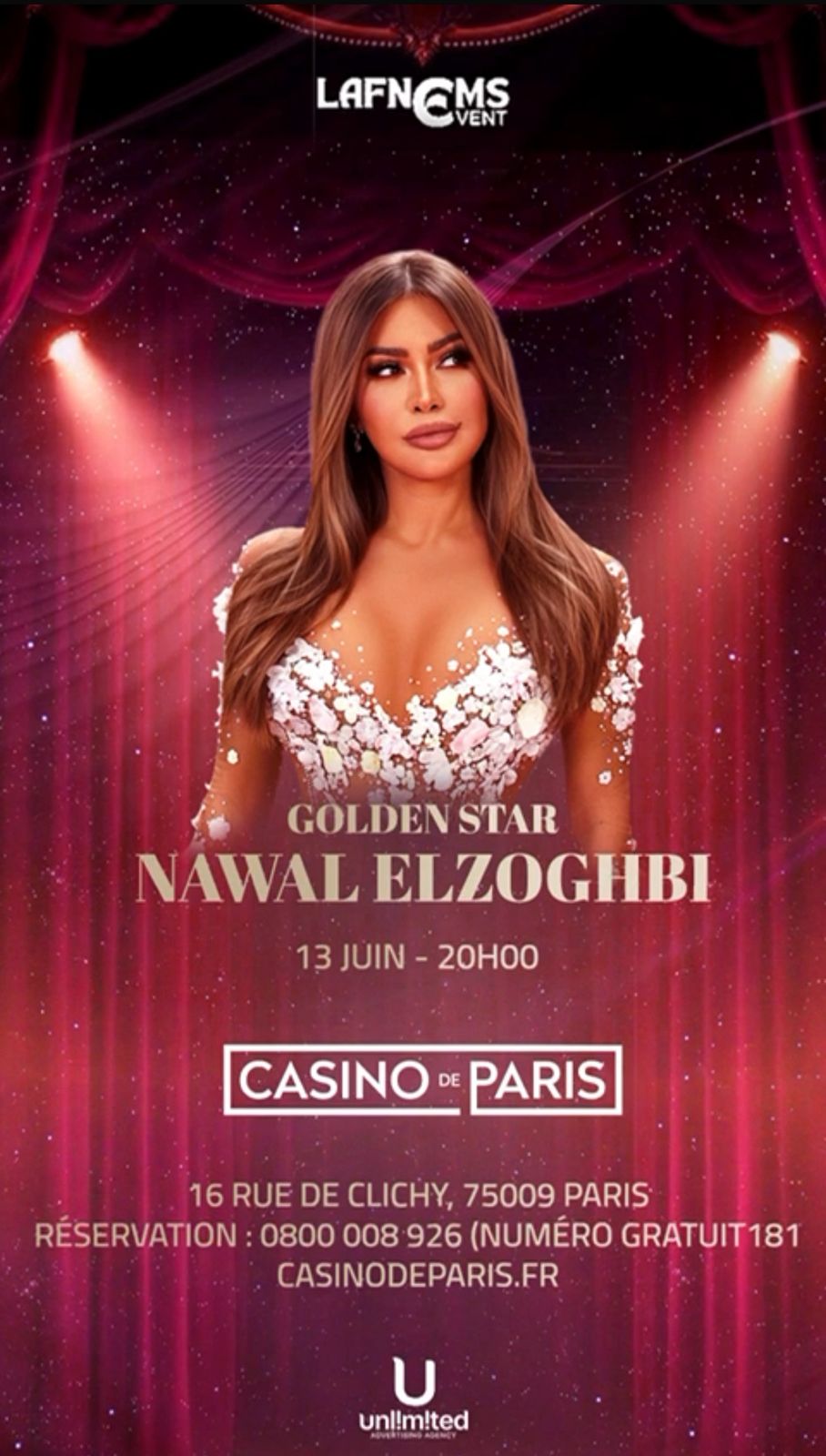 تأجيل حفل النجمة نوال الزغبي في باريس بسبب عدم صدور تأشيرات أعضاء أساسيين من فريقها