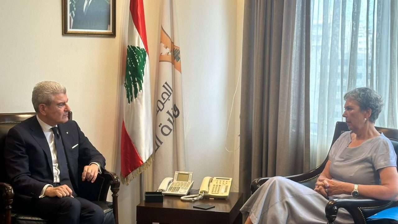 عيسى الخوري بحث مع السفيرة ويشلت التعاون بين لبنان وسويسرا