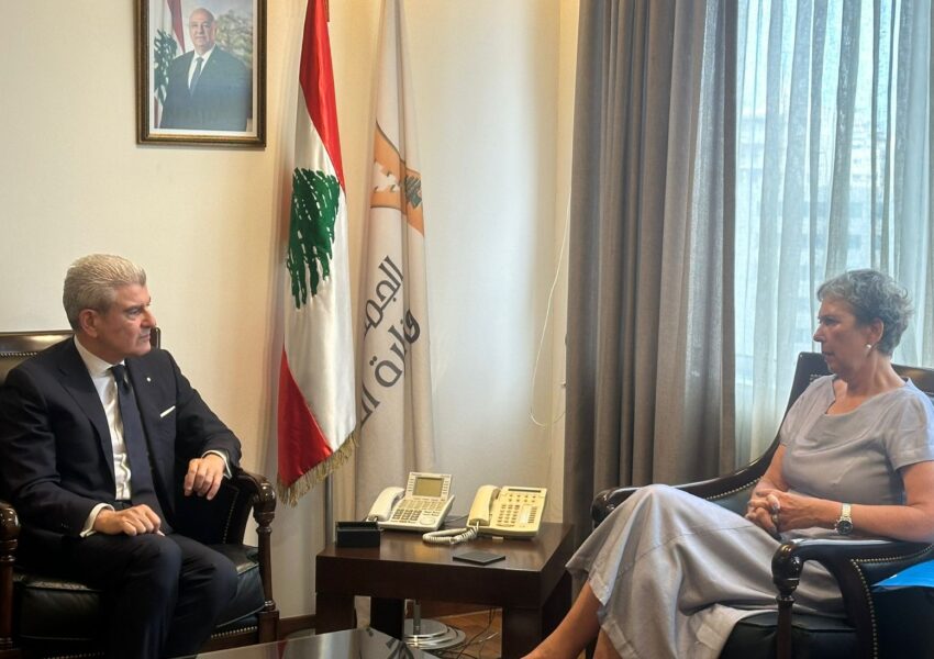 عيسى الخوري بحث مع السفيرة ويشلت التعاون بين لبنان وسويسرا
