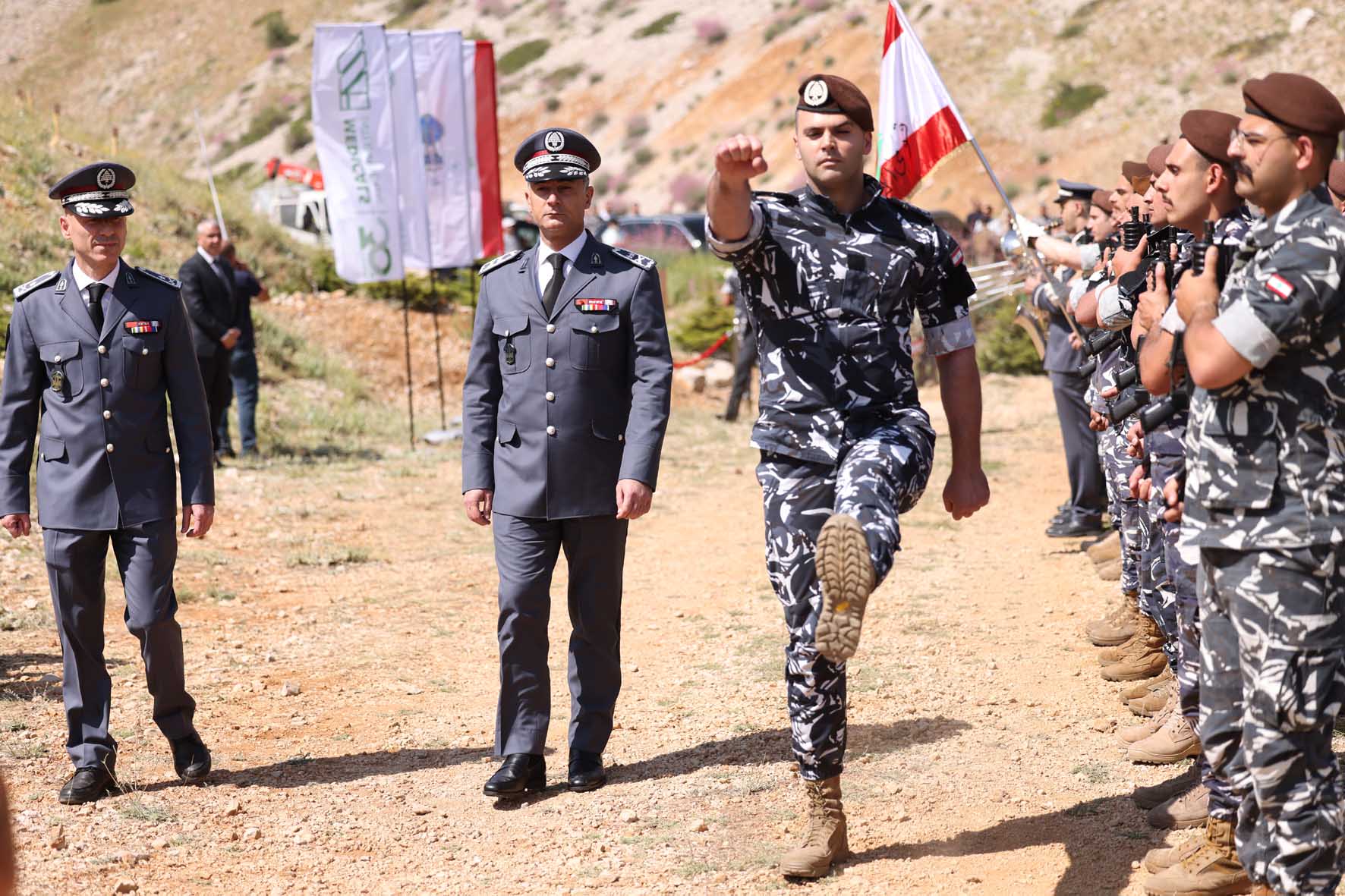 قوى الأمن أحيت عيدها الرابع والستّين بعد المائة بافتتاح “غابة شهداء قوى الأمن الدّاخلي” في محميّة أرز الشّوف.